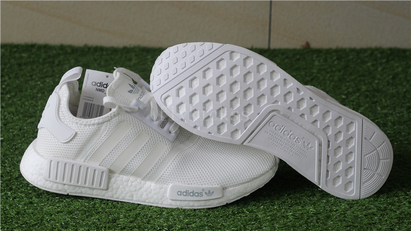 Real Boost Adidas NMD Mesh Triple White